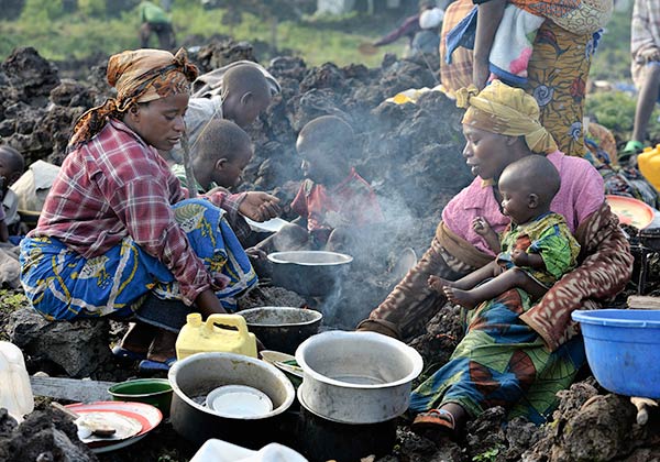 Cooking in DRC