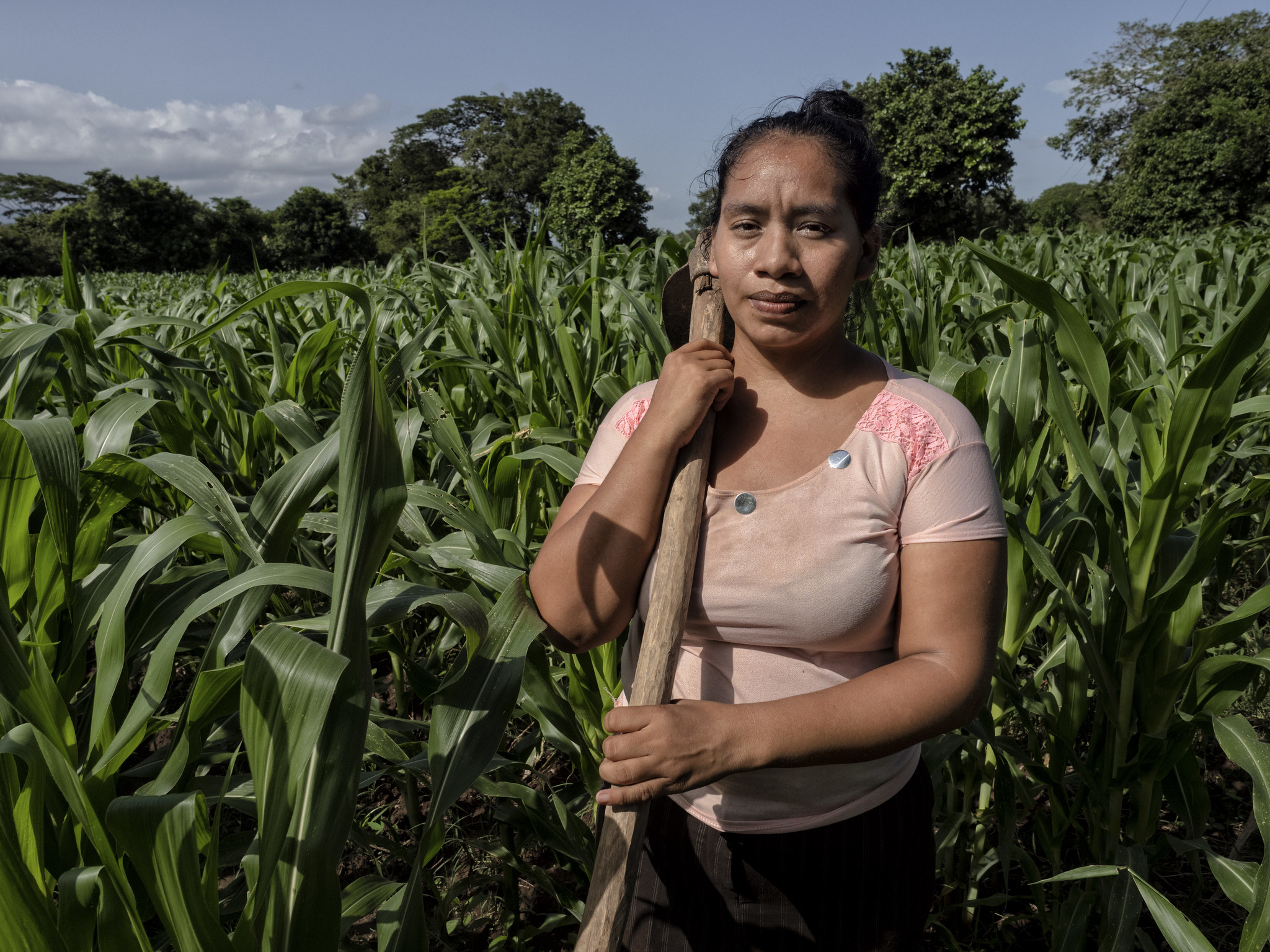 Woman farmer in El Salvador