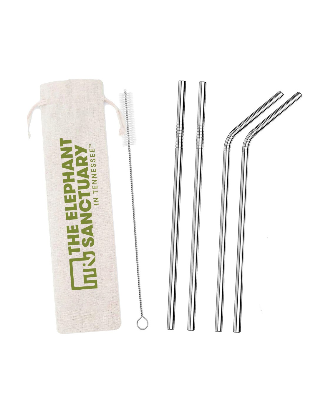 Reusable Stainless Steel Straws — The Elephant Sanctuary