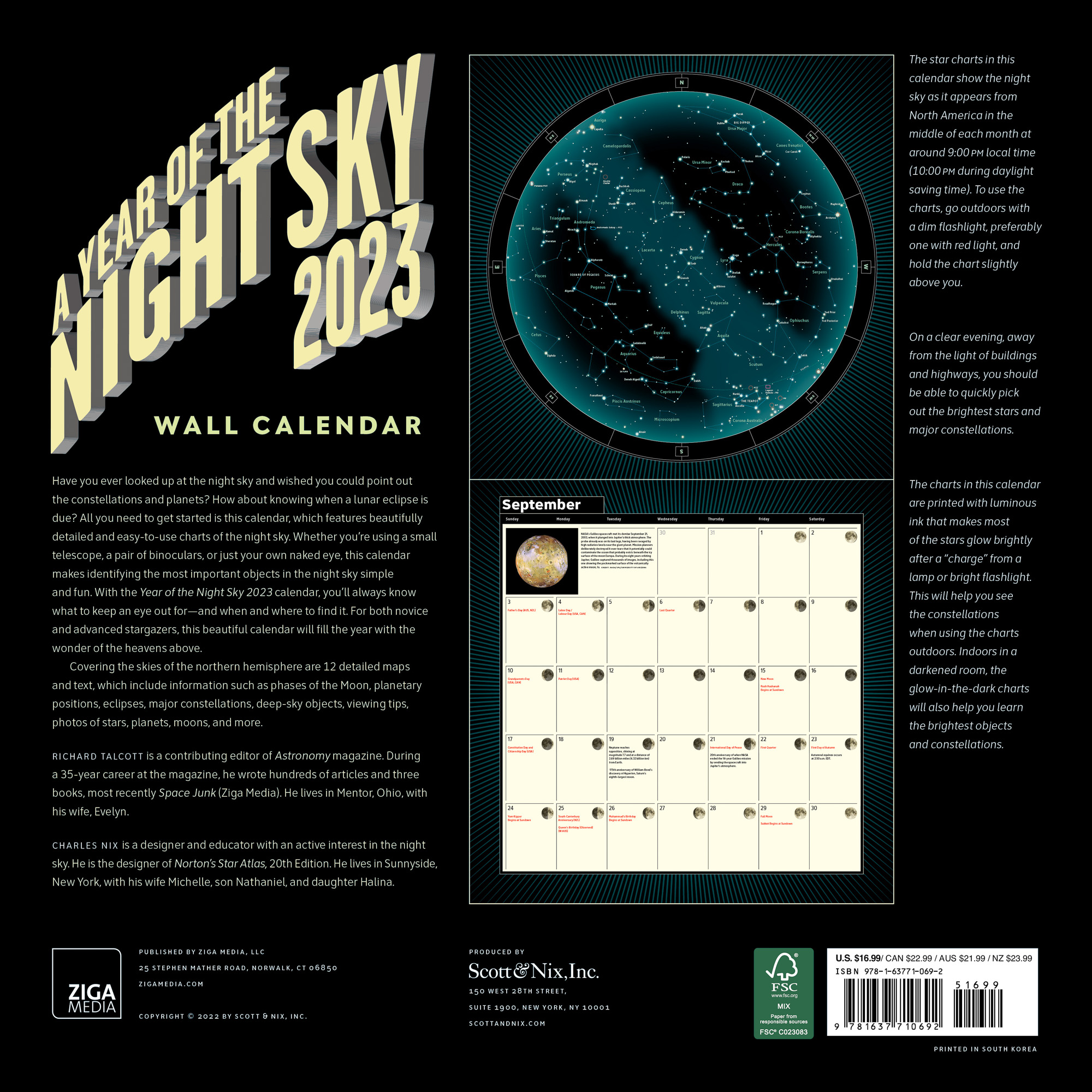 A Year of the Night Sky 2023 Calendar