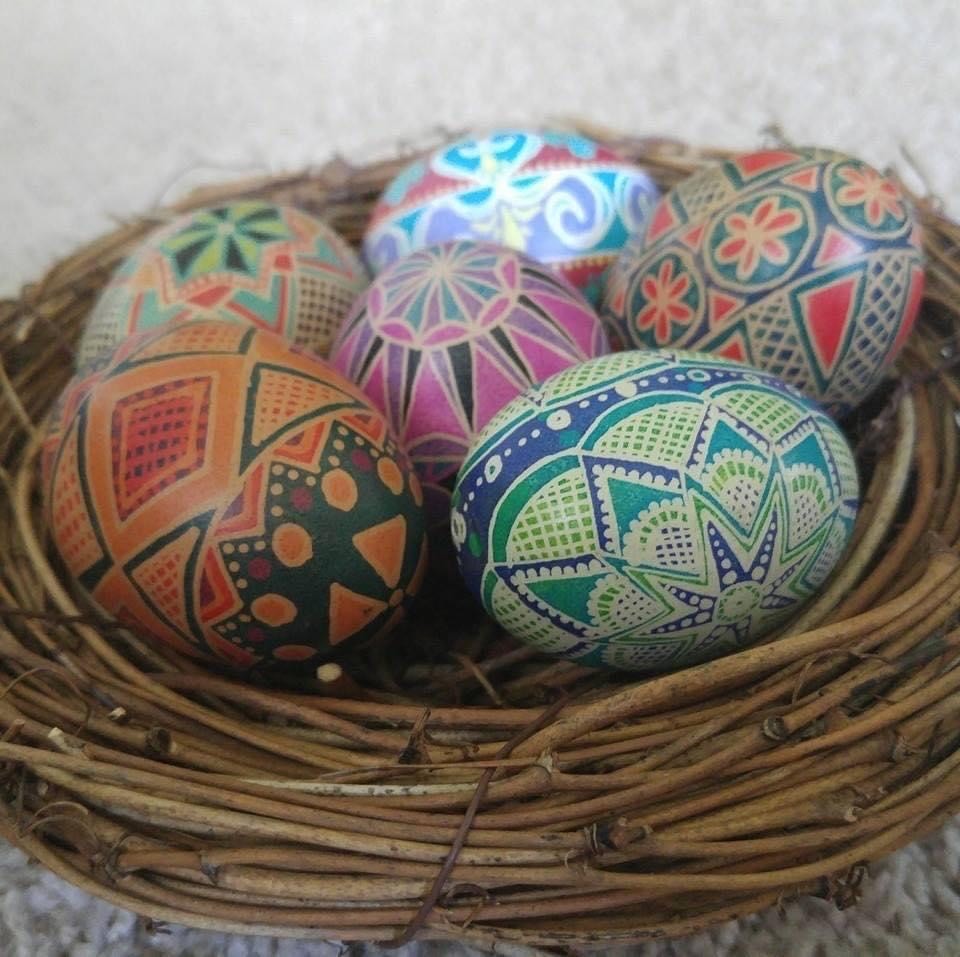 decorated eggs