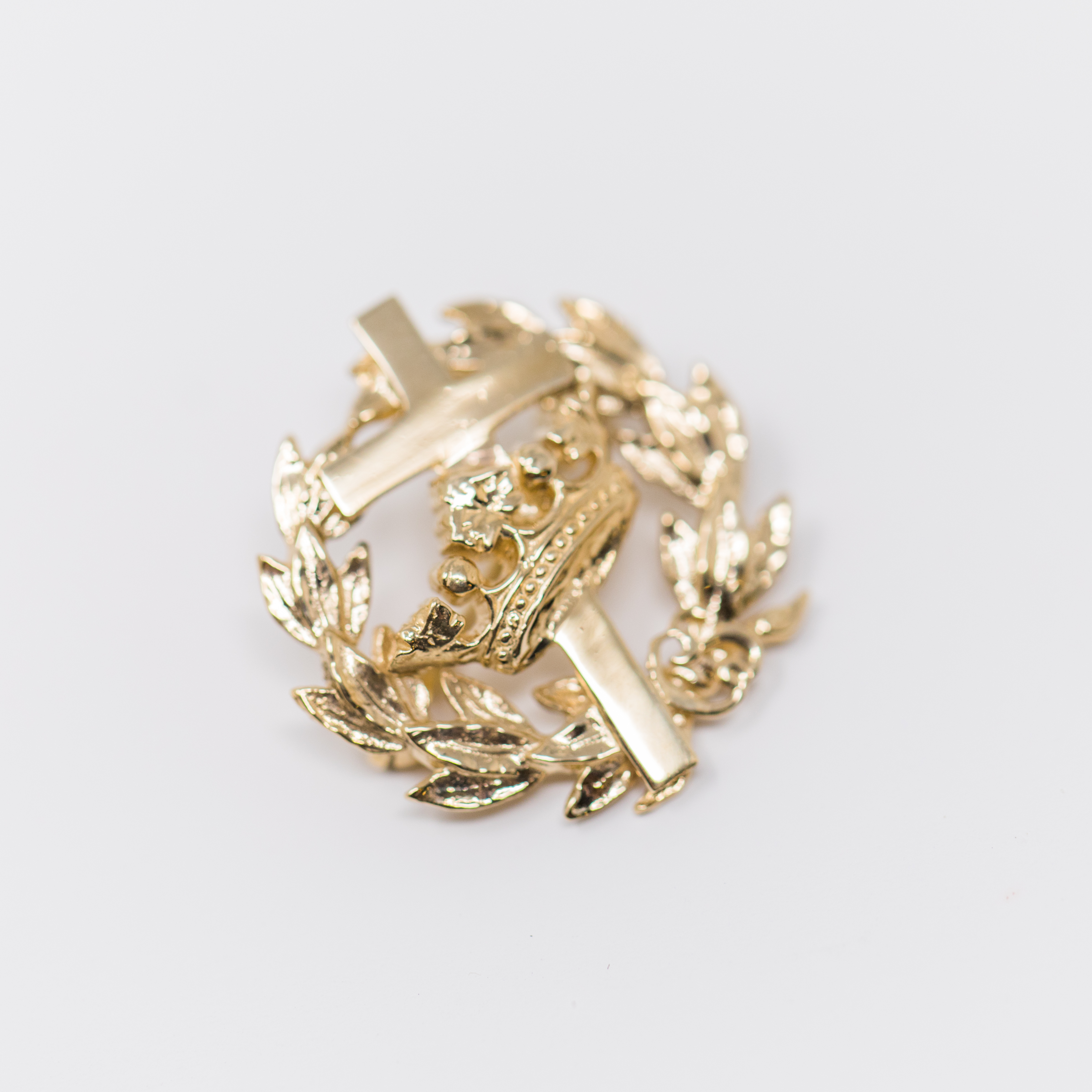 Cross and crown pendant outlet