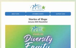 Preview of Hope's Monthly Newsletter