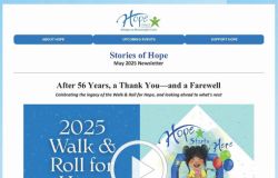 Preview of Hope's Monthly Newsletter
