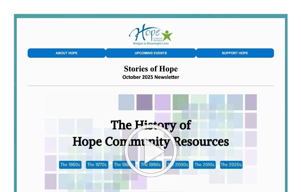 Preview of Hope's Monthly Newsletter