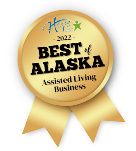 2022 'Best of Alaska' for assisted living homes business certificate