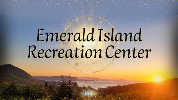 The Emerald Island Recreation Center logo.