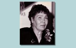 A portrait of Hope's founder, Nancy Stuart Johnson.