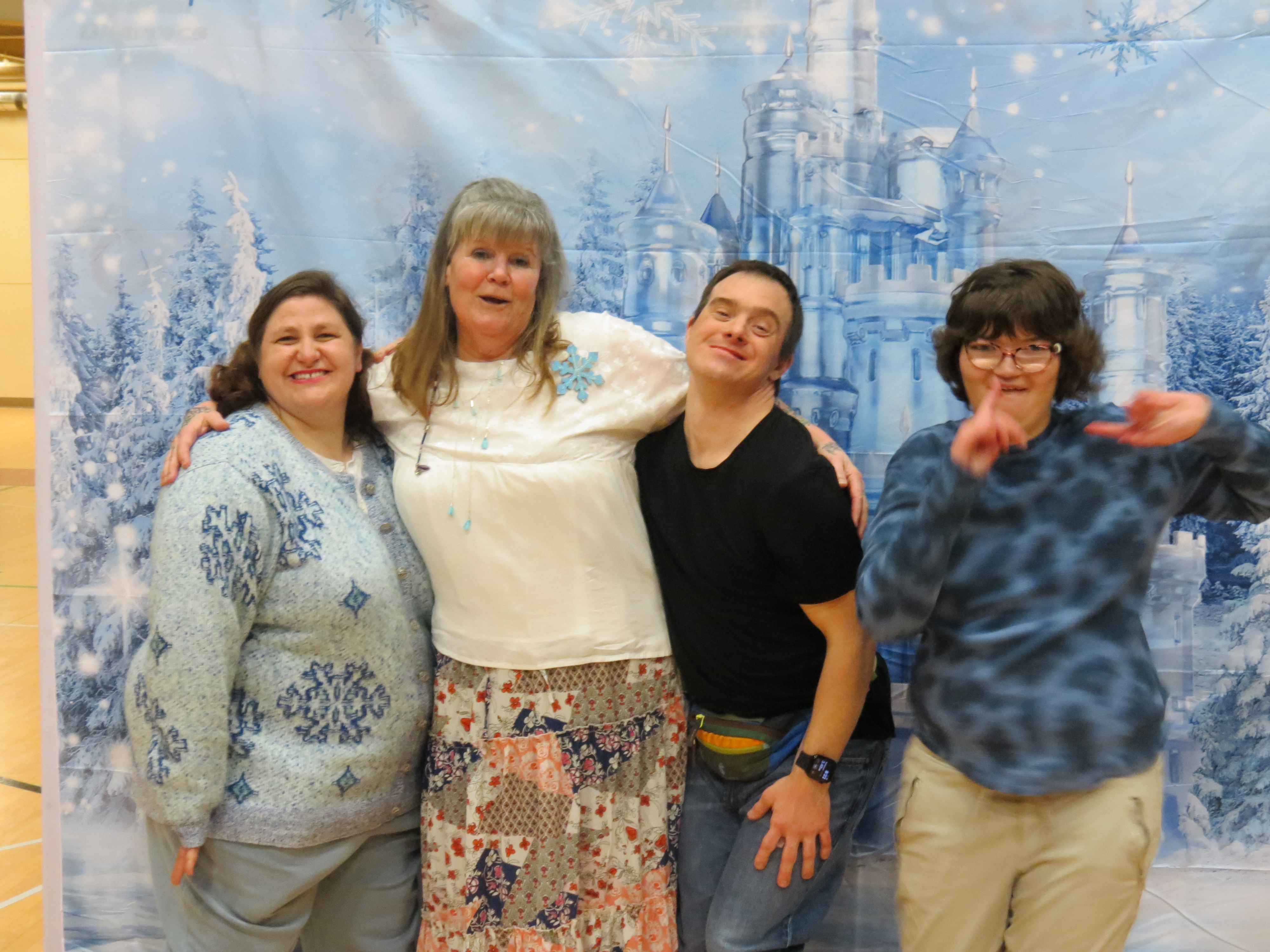 Participants smiling