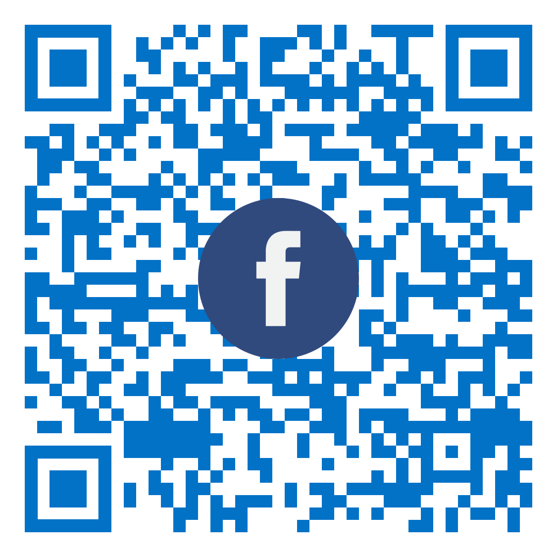 Kenai Community Center Facebook QR code - scan with your smartphone