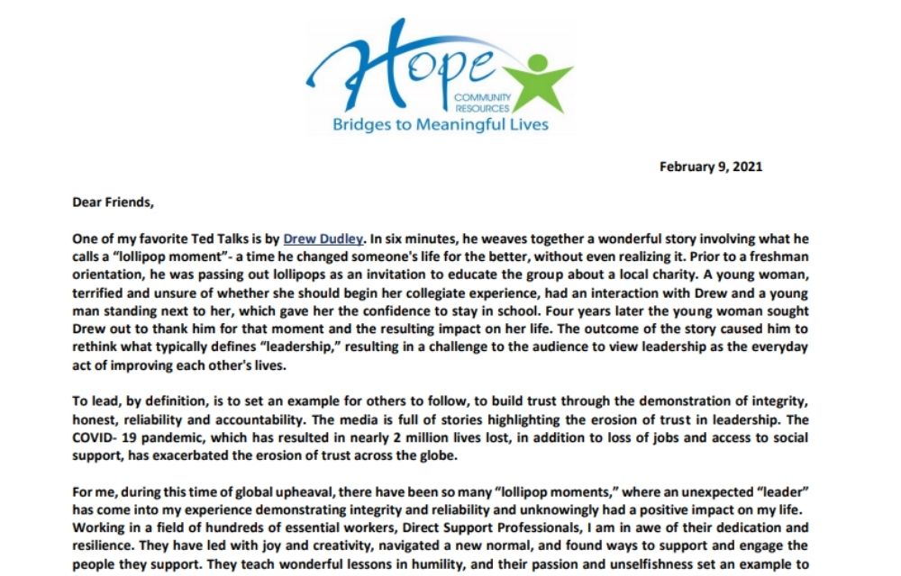 Preview of Michele Girault's letter