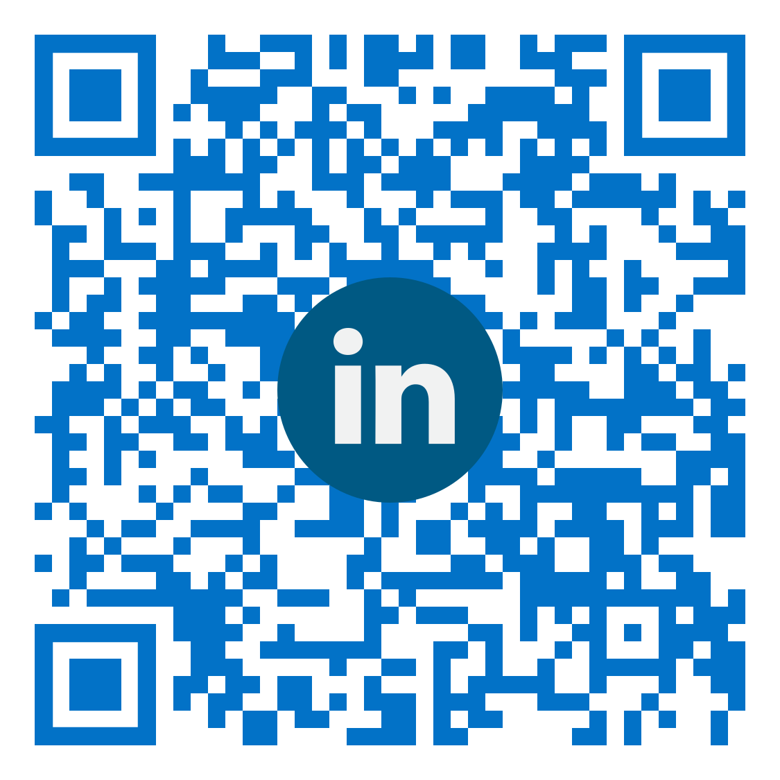 LinkedIn QR code - scan with your smartphone