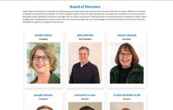 A preview of members of Hope's Board of Directors.