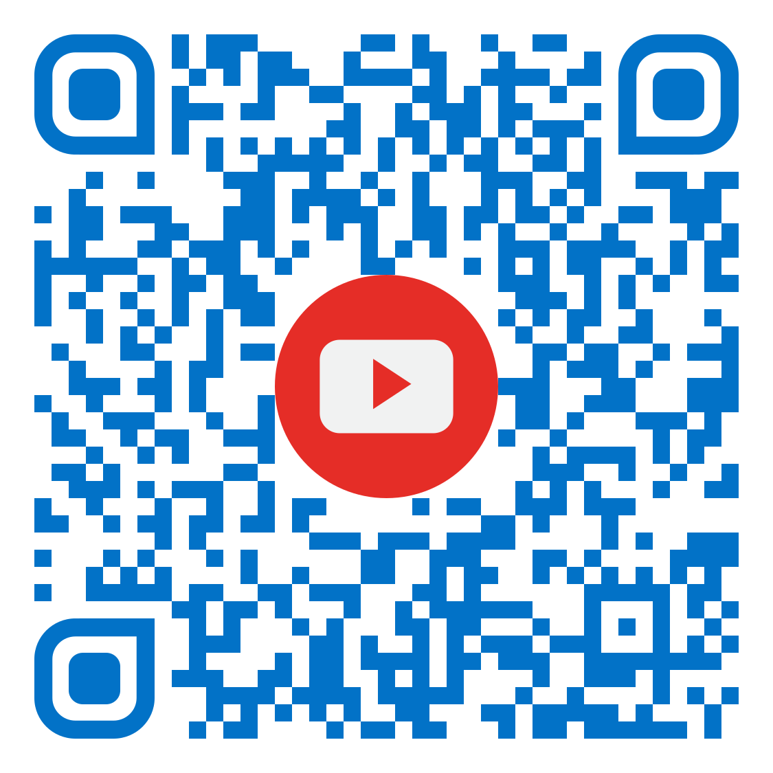 YouTube QR code - scan with your smartphone