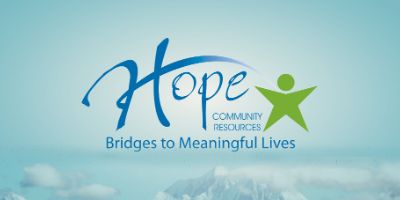 Logo for Hope Community Resources: Bridges to Meaningful Lives