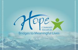 Logo for Hope Community Resources: Bridges to Meaningful Lives