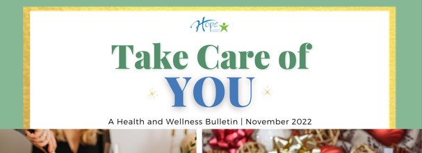Preview of Wellness Bulletin titled "The holiday season is upon us - plan to celebrate"