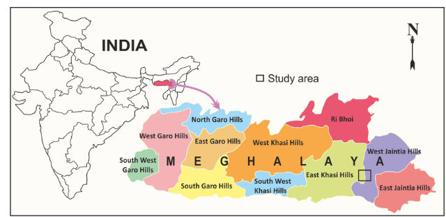 Map of India for KH blog