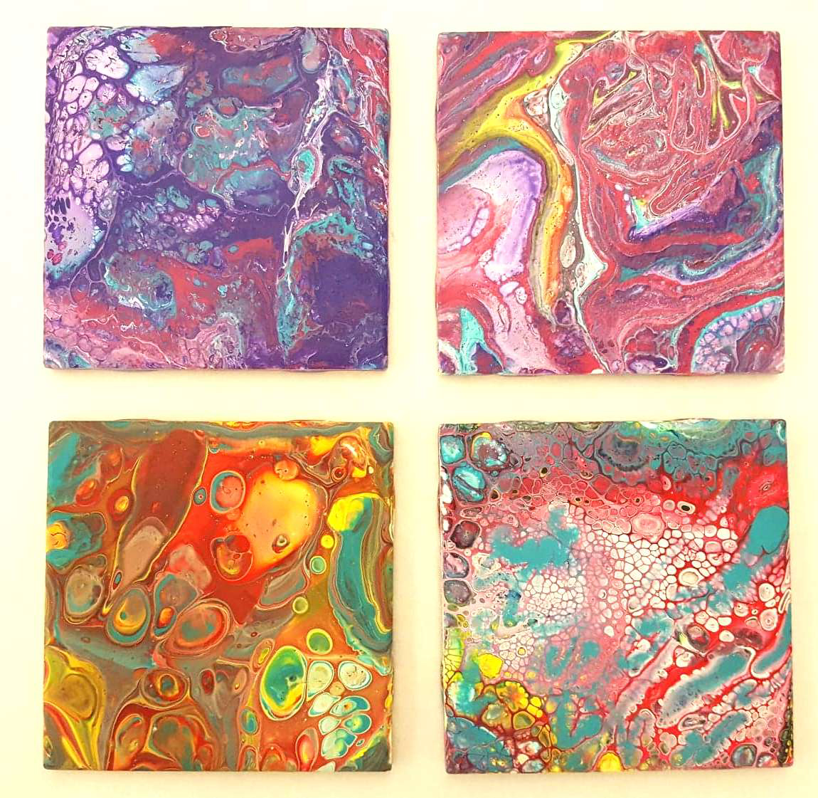 Acrylic Pour Tiles 8 And Up Decatur Arts Council