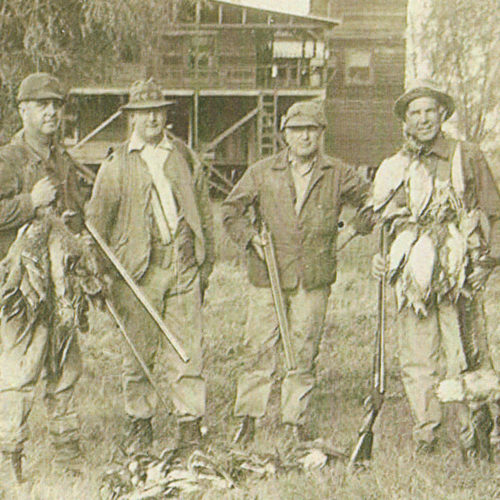 Photo of oldtime duck hunters