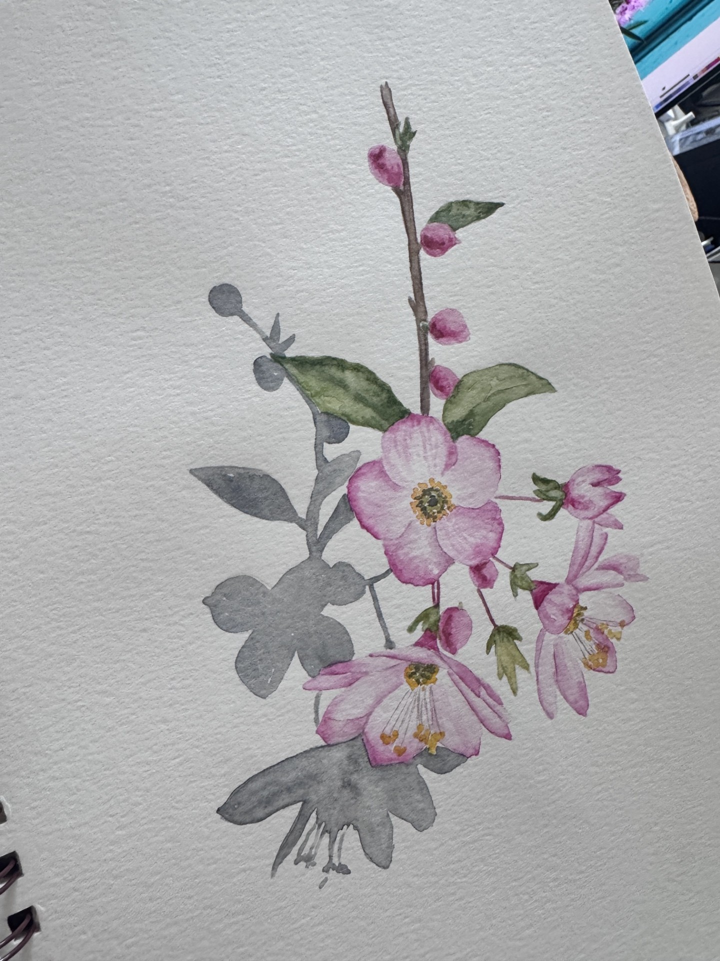 Watercolor Workshop Cherry Blossom