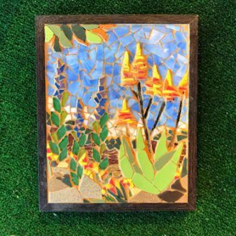 Mosaic Garden Scene | Sherman Library & Gardens