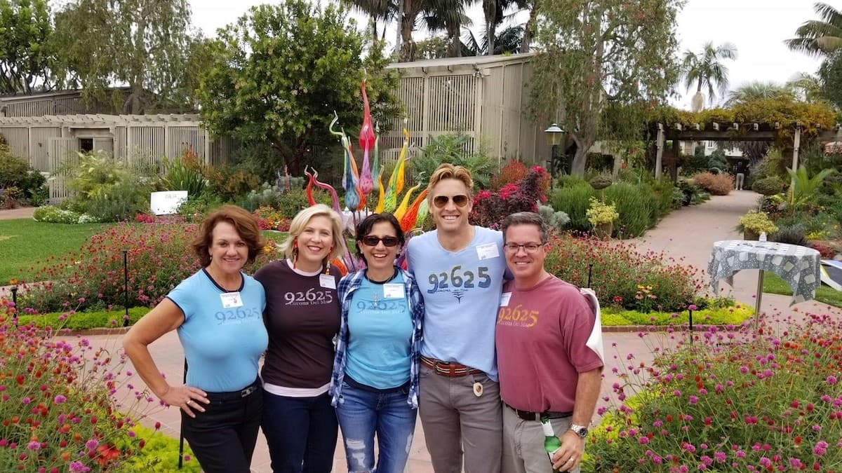 Corona del Mar Meet & Greet Team at Sherman Library & Gardens