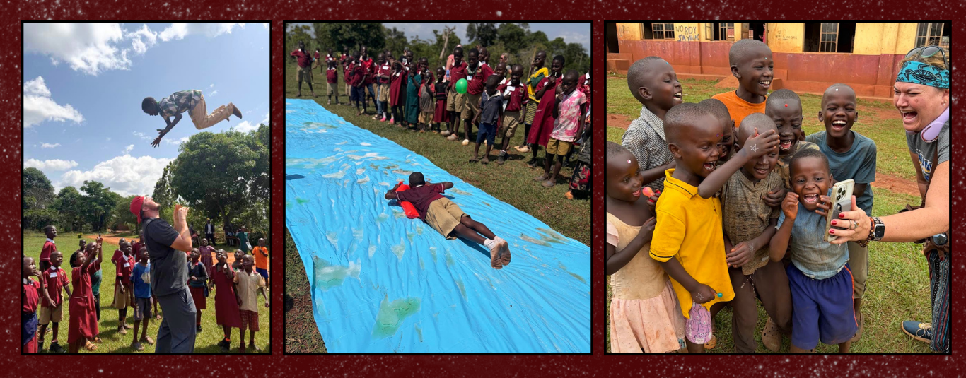 children laughing and playing during free time
