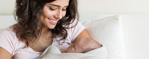 Mother with infant