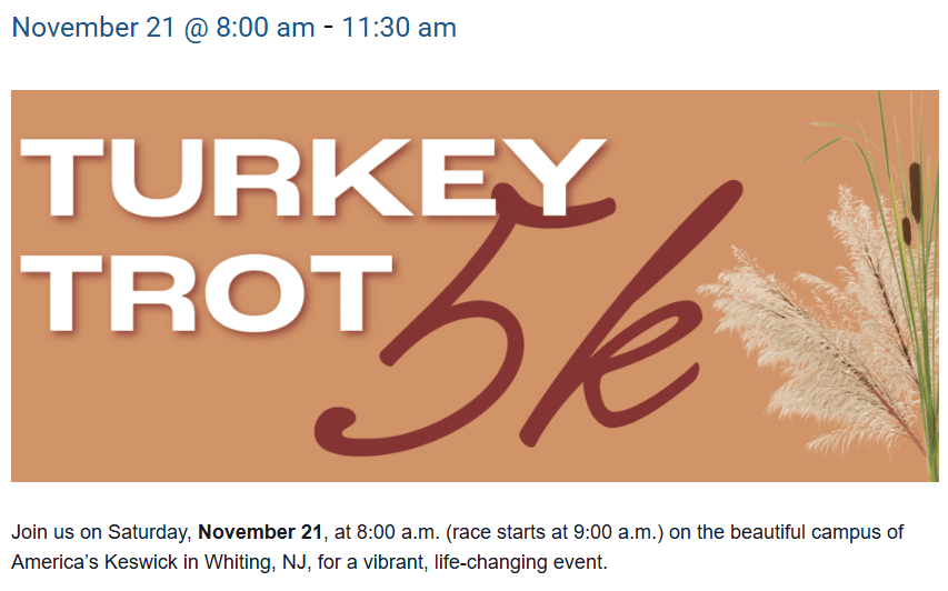 James Serpico's Turkey Trot Fundraiser 2026