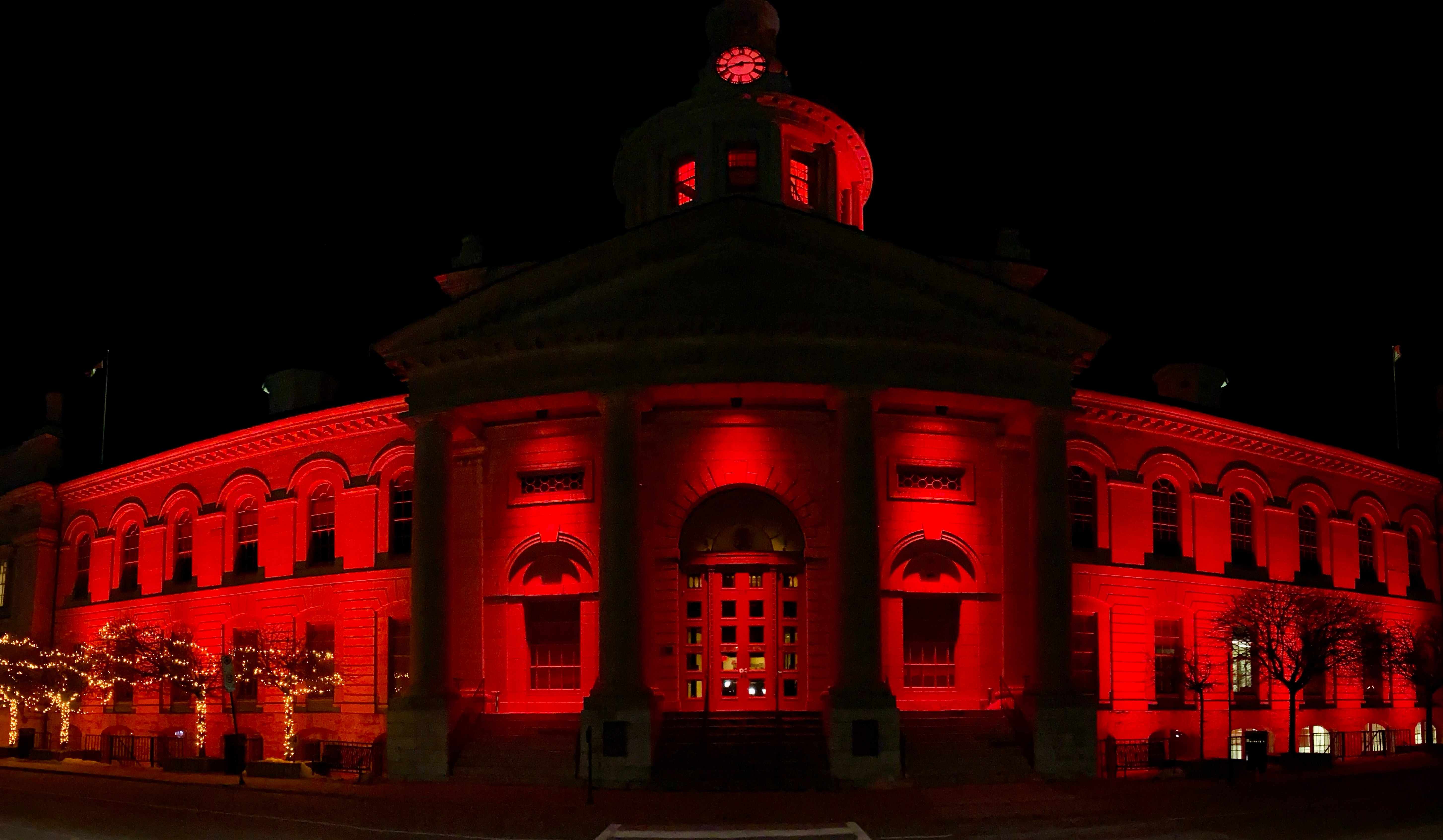 Building in red