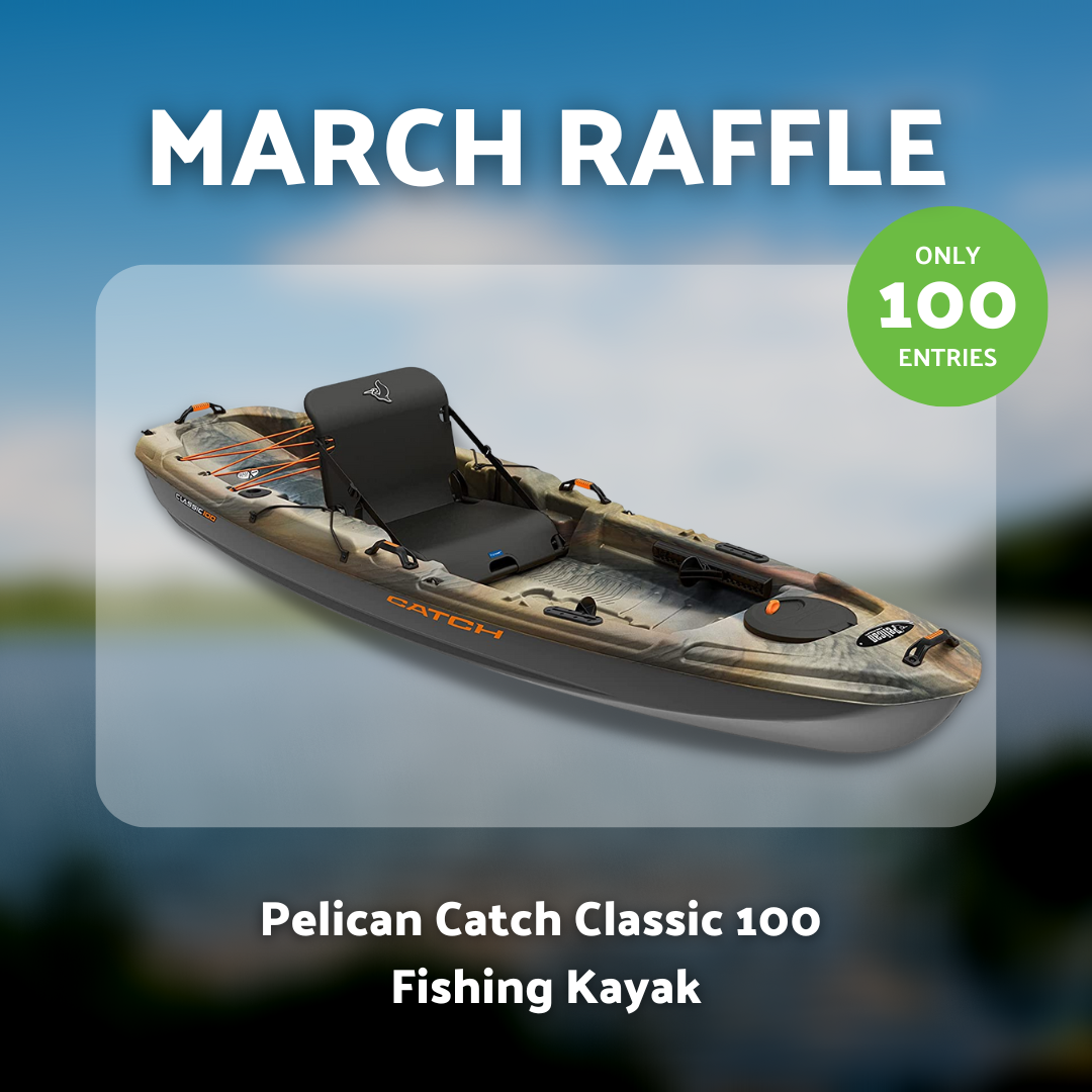 Pelican Catch Classic 100 Fishing Kayak ($600 Value) — Illinois  Conservation Foundation