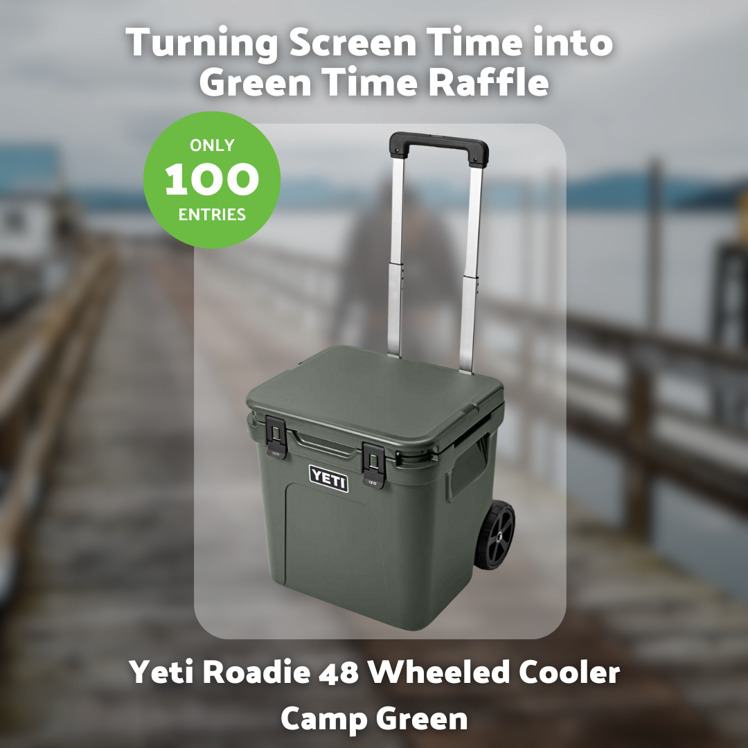 Yeti Roadie 48 Wheeled Cooler Camp Green — Illinois Conservation
