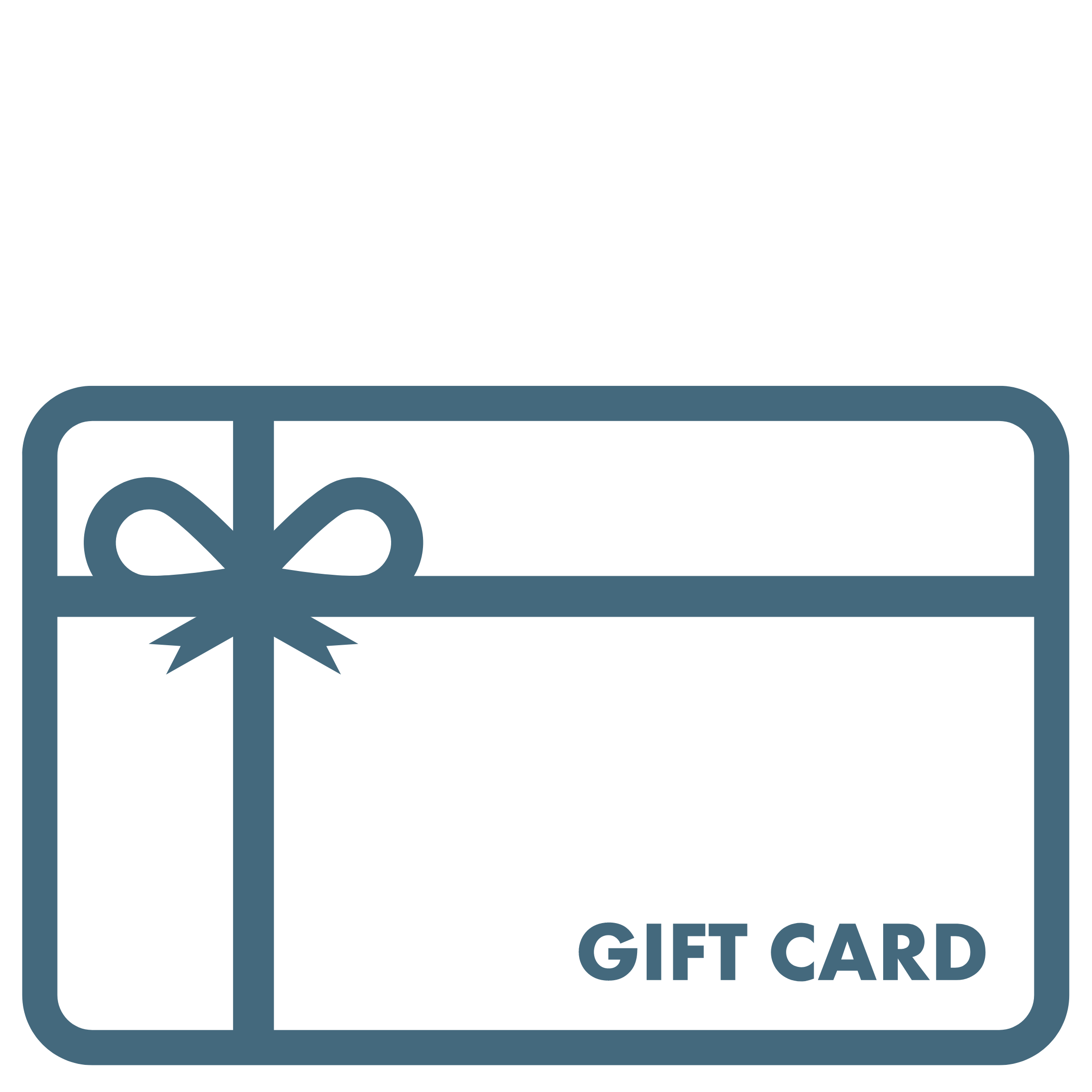 Graphic of gift card