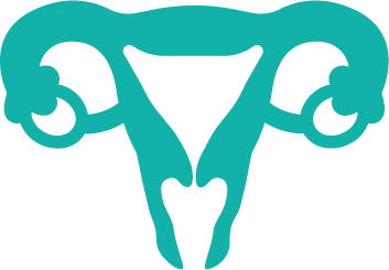 Icon of female reproductive organs
