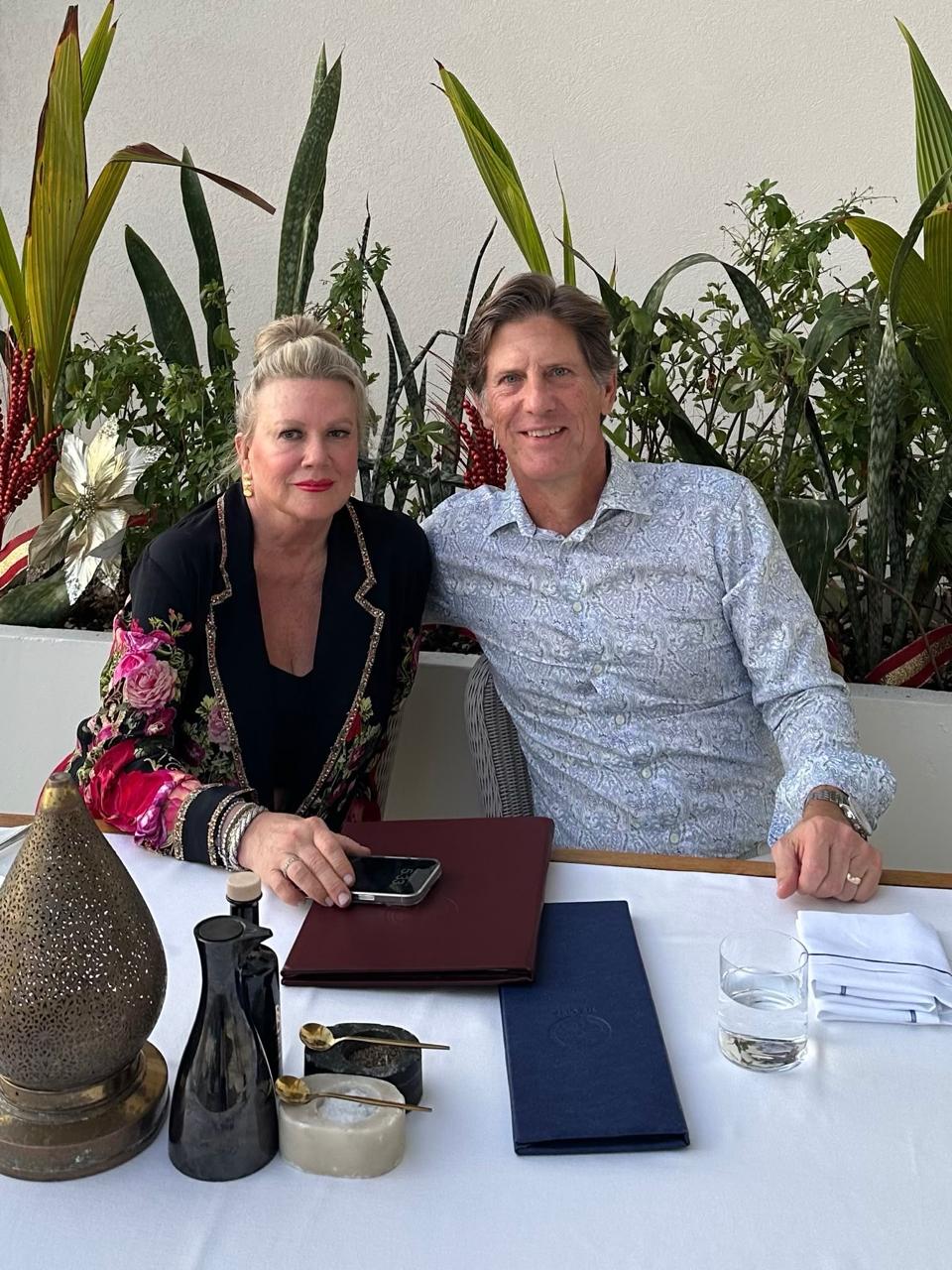 Viktor and Roma celebrating their anniversary