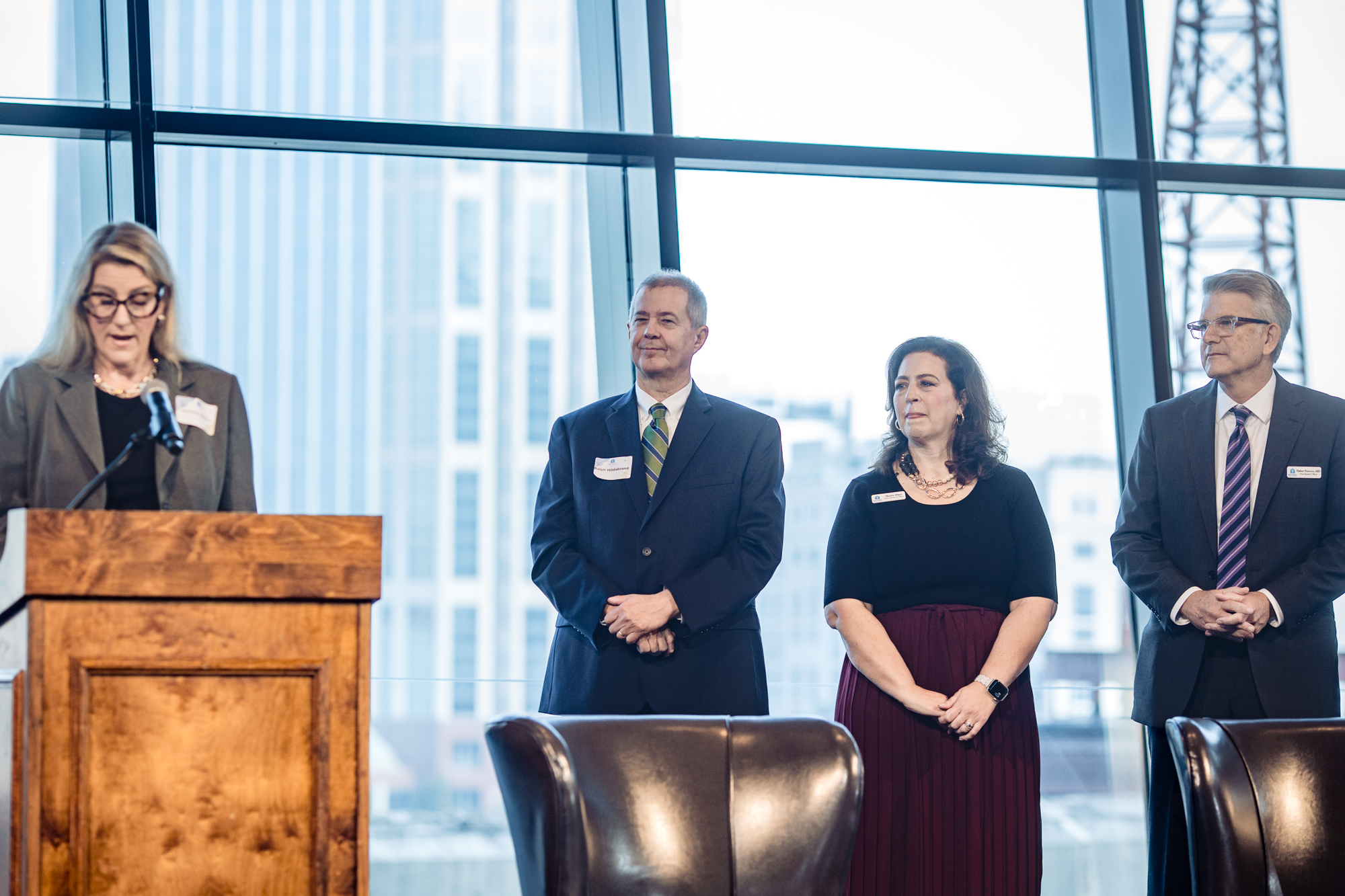 Smiles around the tables