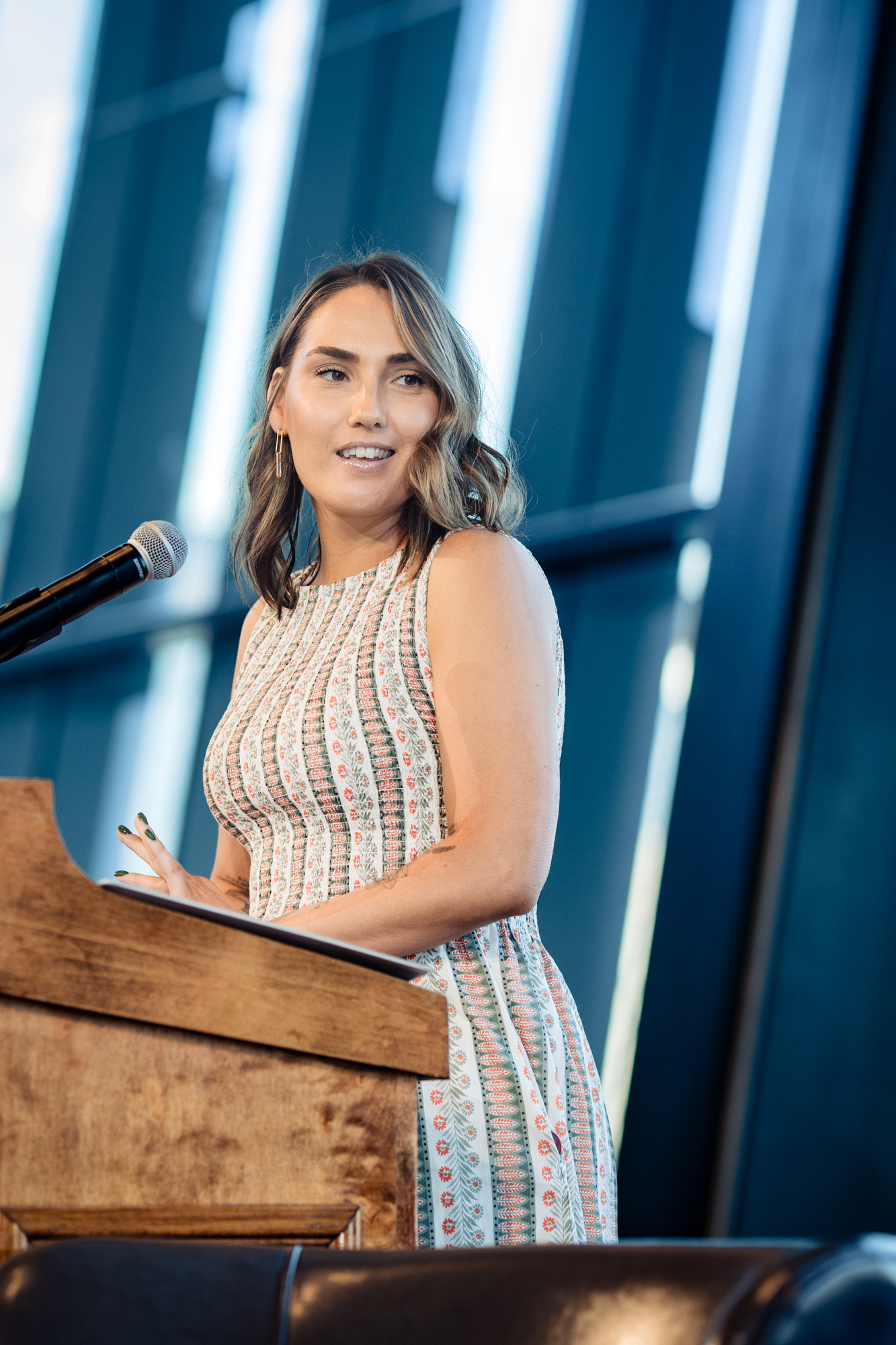 Guests gathered for Birthday Breakfast