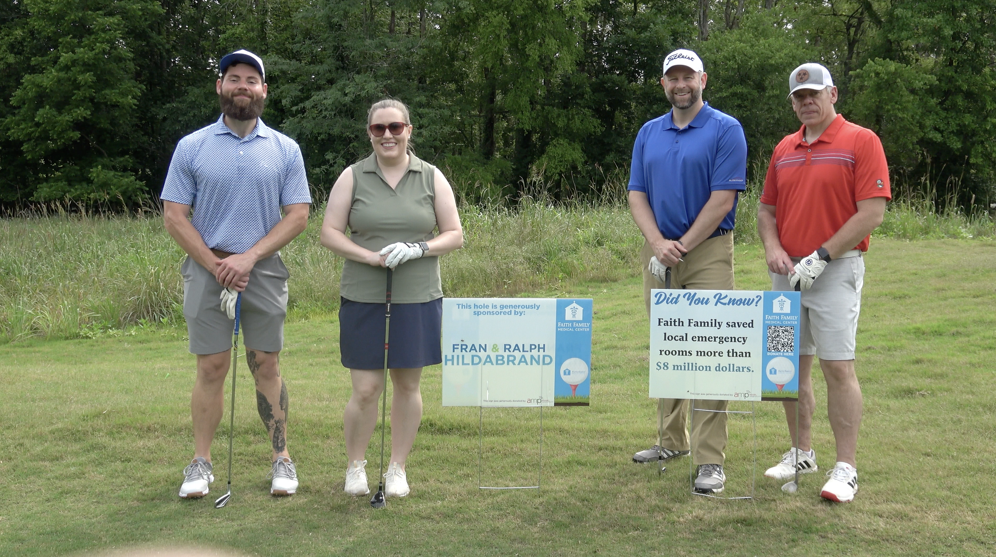 Players at the Faith Family Golf Classic