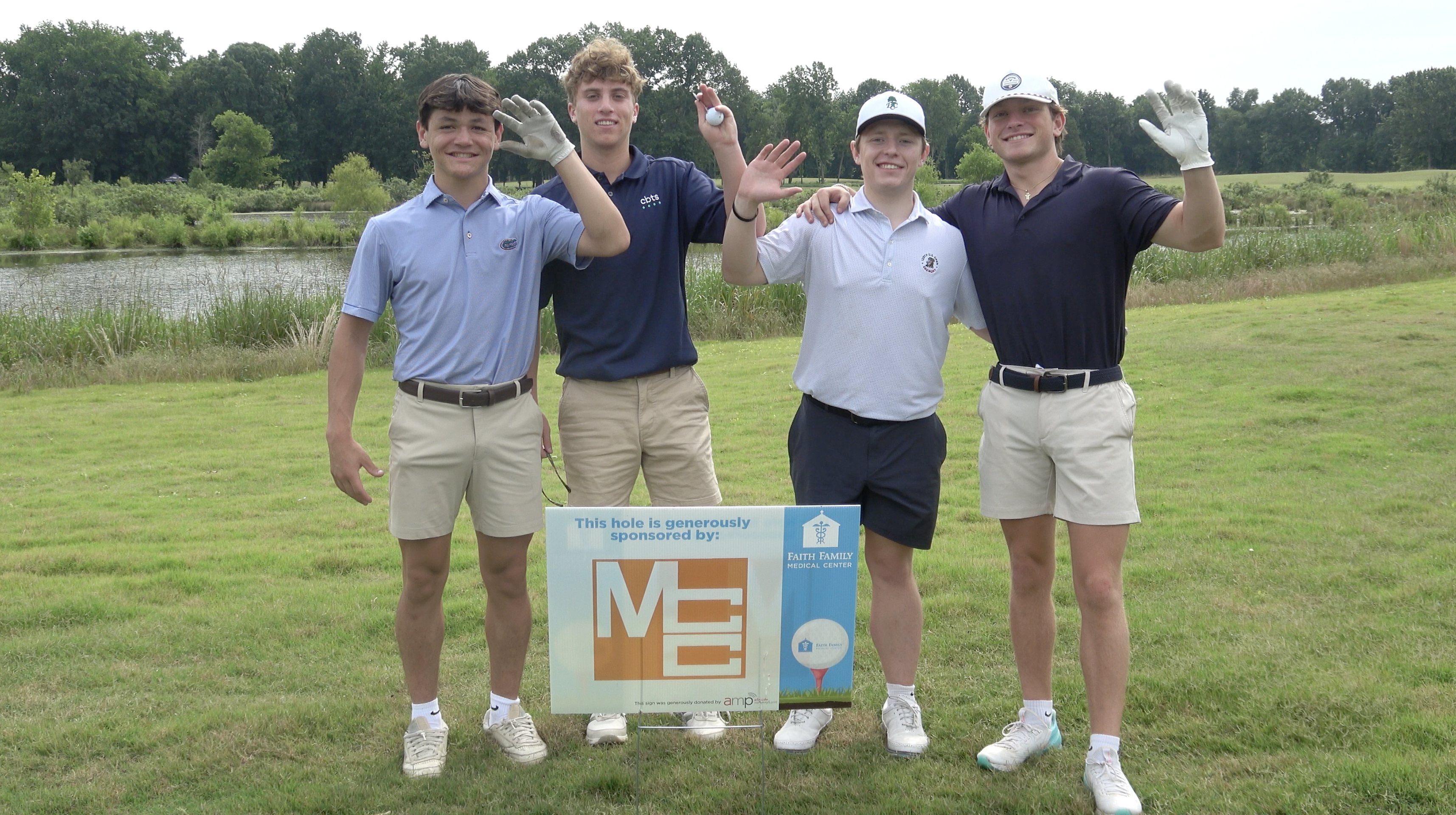 Winning team celebrating