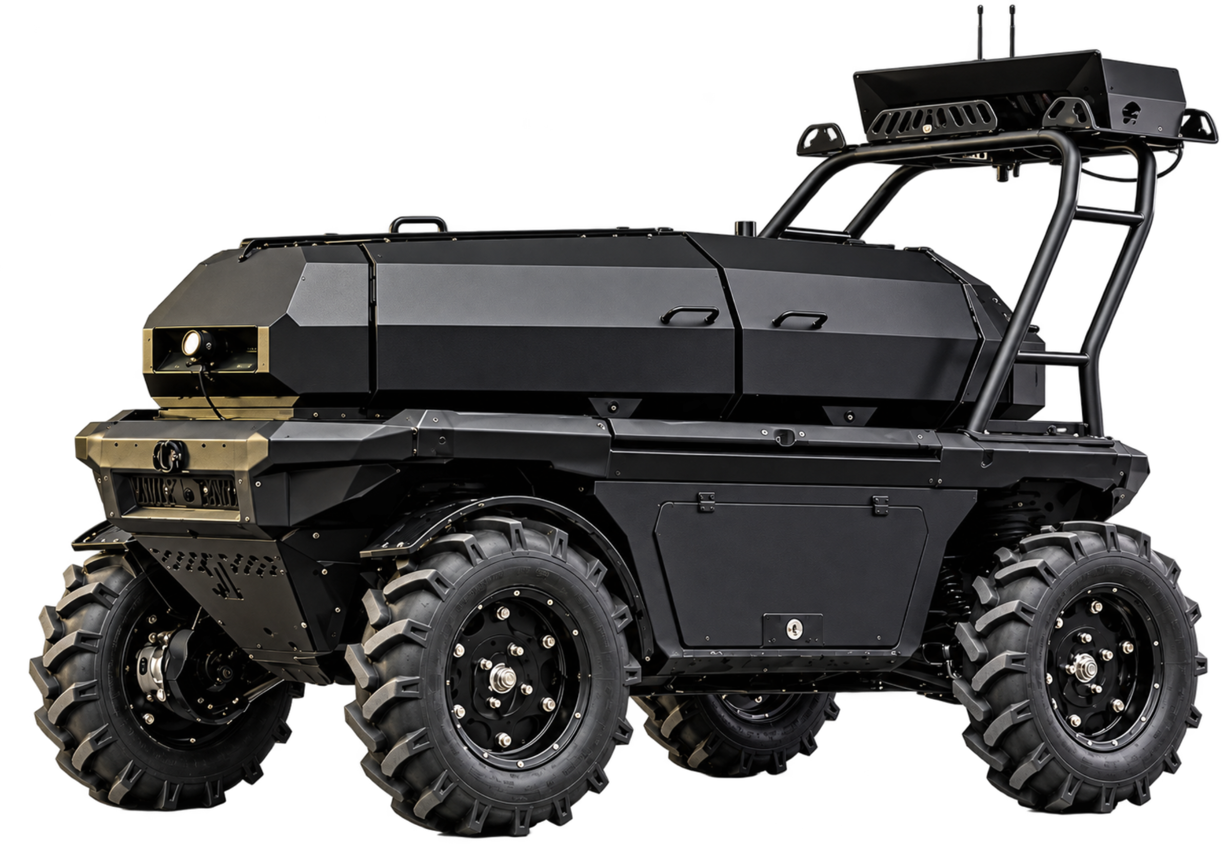 RoboBro vehicle with a protective evacuation capsule