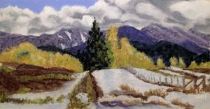 Artist Diane Leifheit - High Peaks - Boundary, Algonquin, Iroquois, Bear Club Road