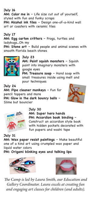 Ac Kids Art Camp Adirondack Lakes Center For The Arts