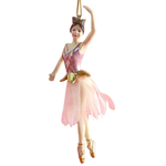 Rose Gold Ballerina Resin 4 inch