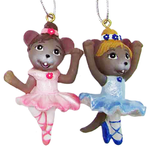Mouse Ballerina Set of 2 -Resin-2 inch