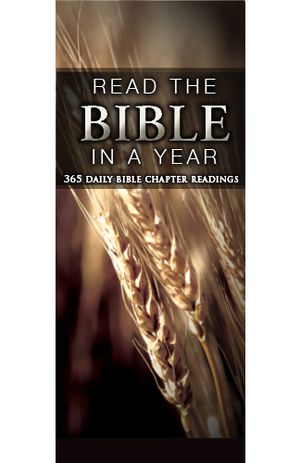 Free Copy: Read the Bible In a Year Tract