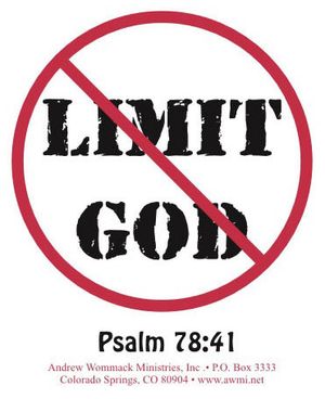 Don't Limit God Sticker