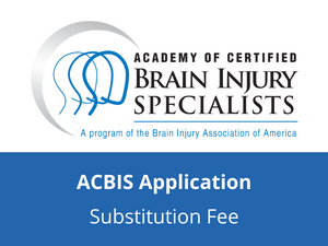 ACBIS Application Substitution Fee