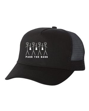 Brain Injury Awareness Trucker Hat, Mesh Back- Black