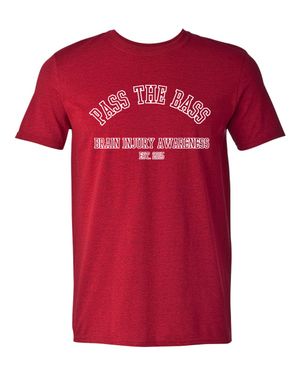 Brain Injury Awareness T-Shirt - Antique Cherry Red